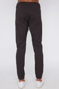 Zoo York Mens Solid Twill 5-Pocket Jogger