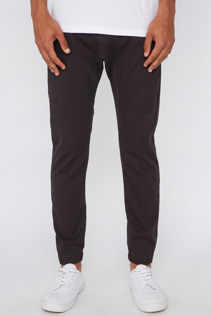 Zoo York Mens Solid Twill 5-Pocket Jogger