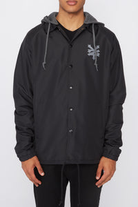 Zoo York Mens Contrast Hood Coach Jacket