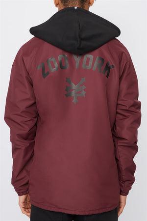 Zoo York Mens Contrast Hood Coach Jacket