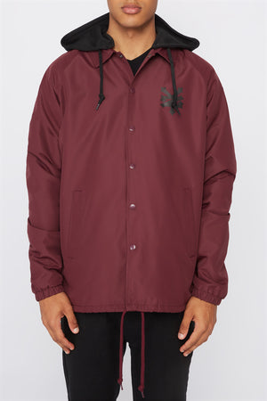 Zoo York Mens Contrast Hood Coach Jacket