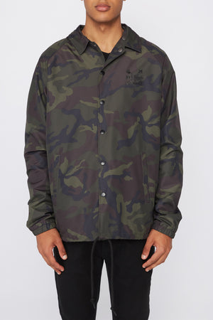 Zoo York Mens Contrast Hood Coach Jacket