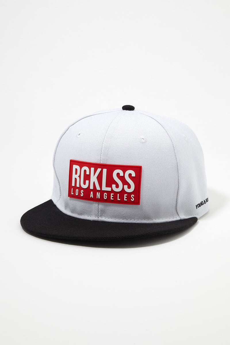 Young & Reckless Mens Red Box Logo Snapback