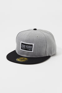 Zoo York Mens Label Patch Snapback Hat