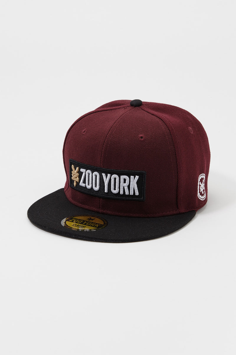 Zoo York Mens Box Logo Snapback Hat