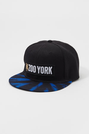 Zoo York Mens Tie-Dye Brim Snapback Hat