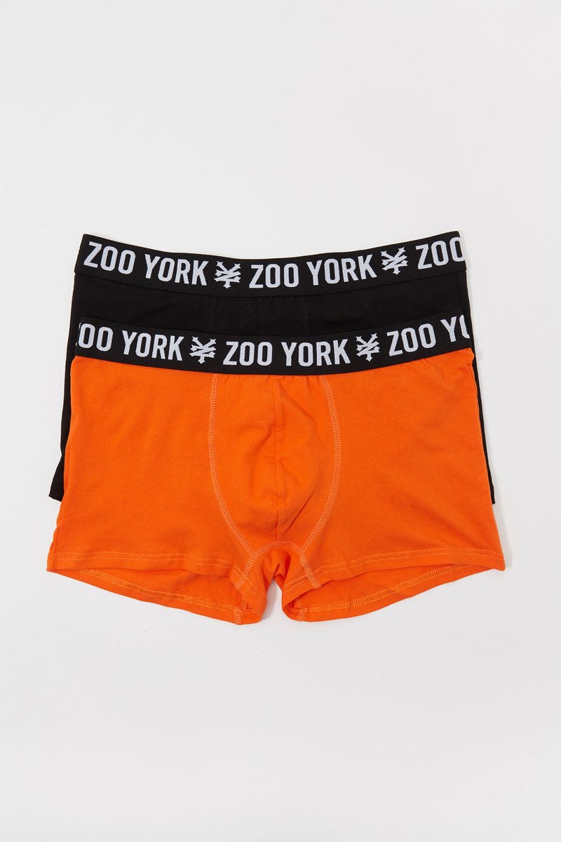 Zoo York Boys 2-Pack Cotton Boxer Briefs