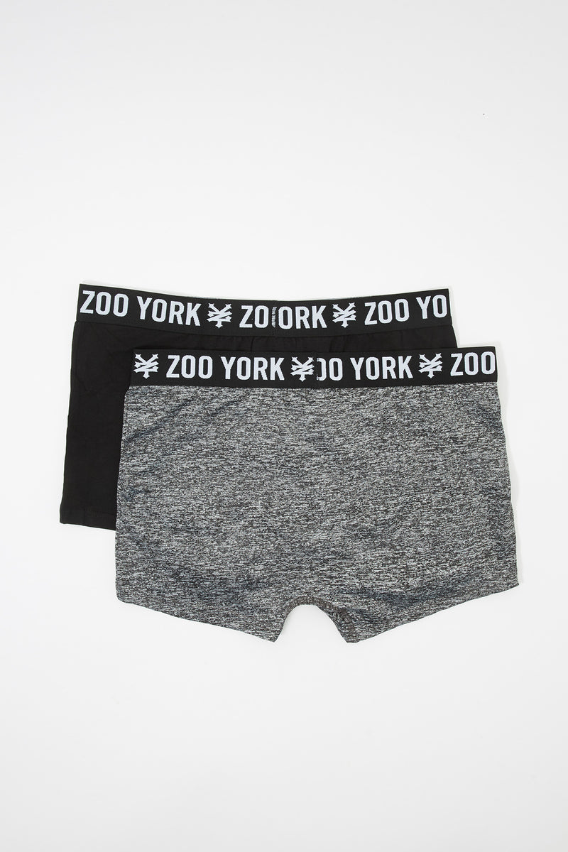 Zoo York Mens 2-Pack Space Dye Solid Boxer Briefs