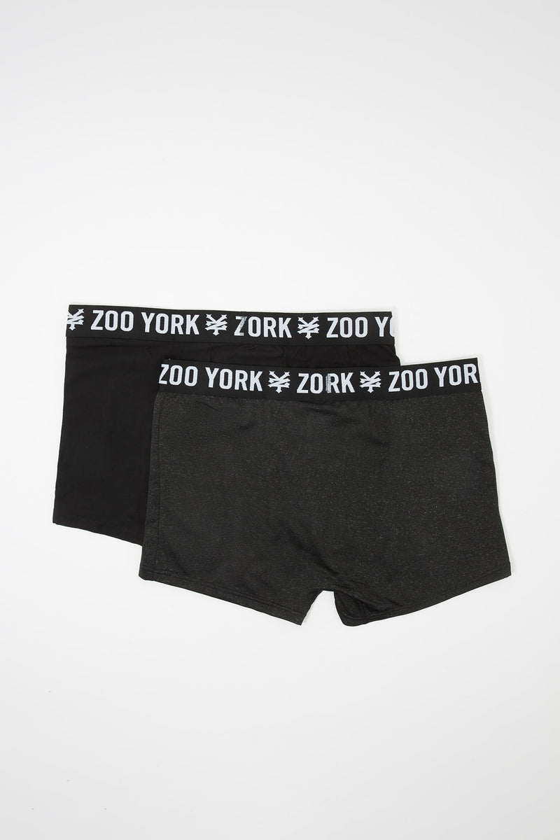 Zoo York Boys 2-Pack Space Dye Solid Boxer Briefs