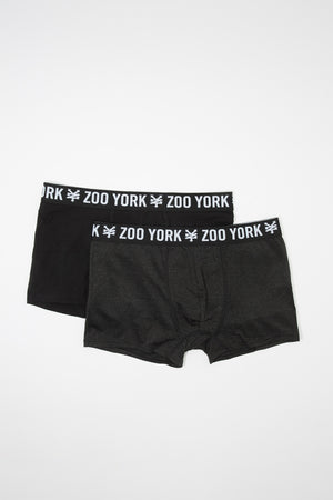 Zoo York Boys 2-Pack Space Dye Solid Boxer Briefs