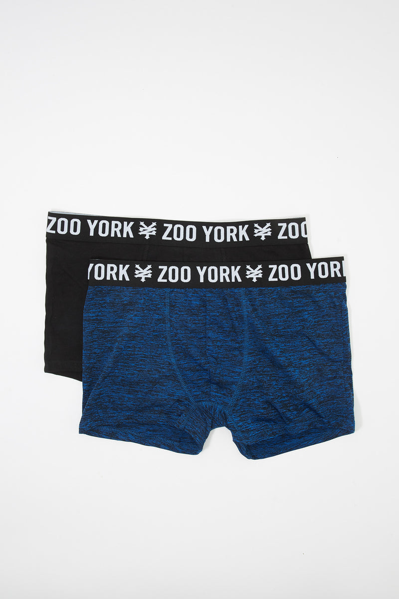 Zoo York Mens 2-Pack Space Dye Solid Boxer Briefs