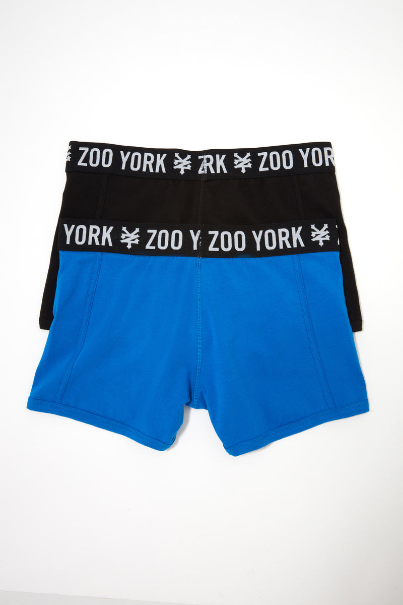 Zoo York Boys 2-Pack Cotton Boxer Briefs