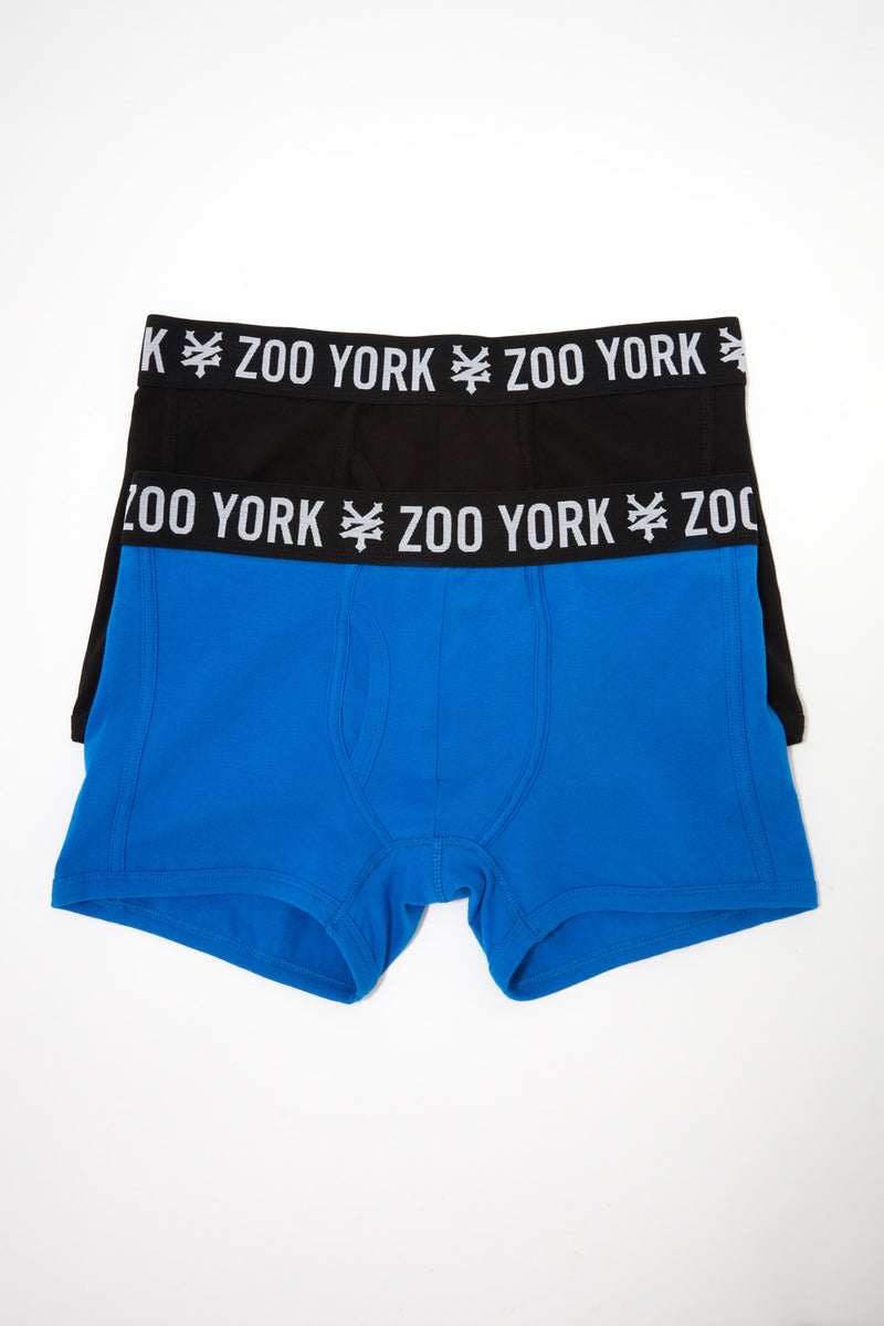 Zoo York Boys 2-Pack Cotton Boxer Briefs