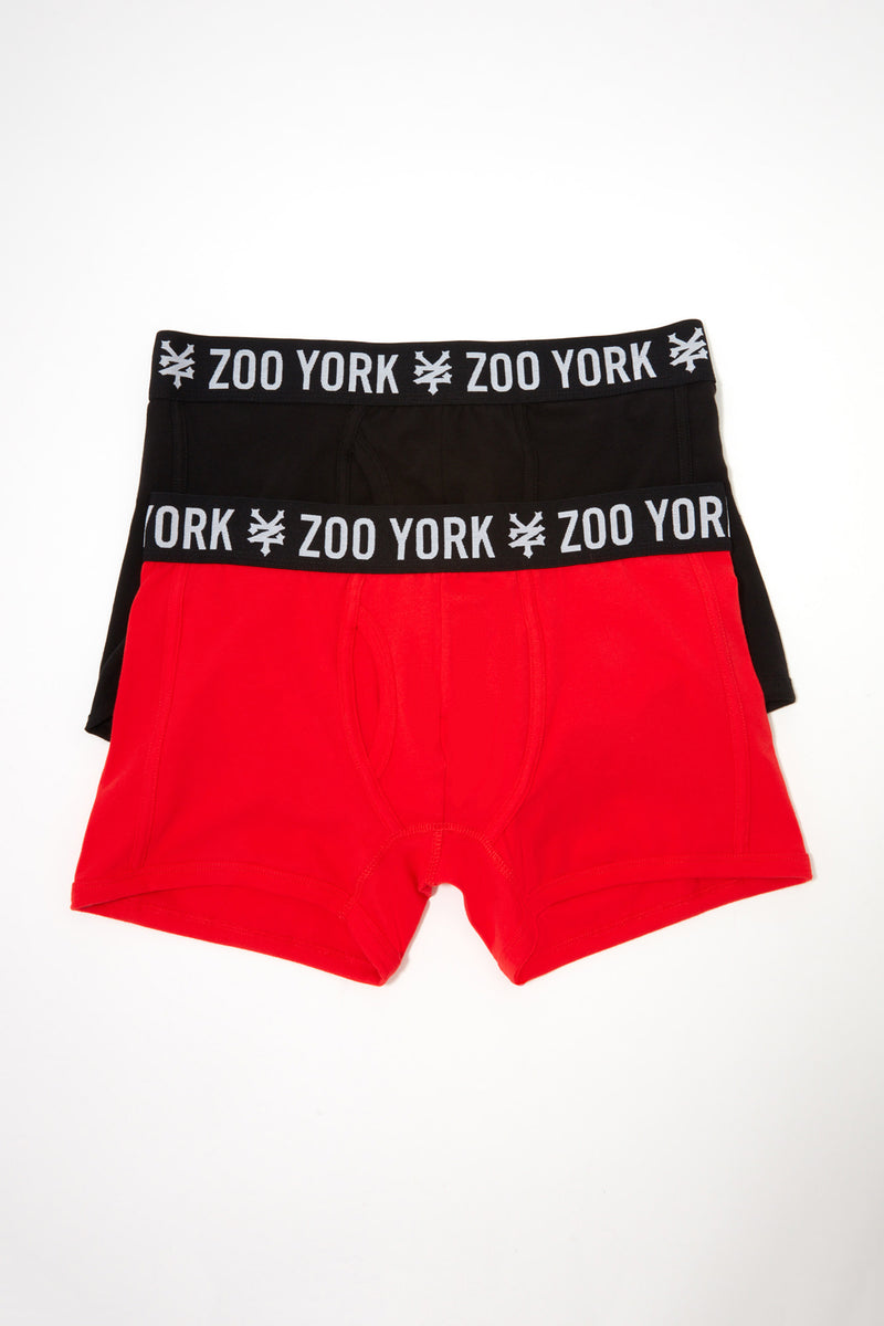 Zoo York Boys 2-Pack Cotton Boxer Briefs