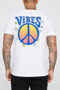 West49 Mens Peace Vibes Graphic T-Shirt