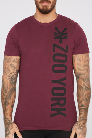 Zoo York Mens Vertical Logo T-Shirt