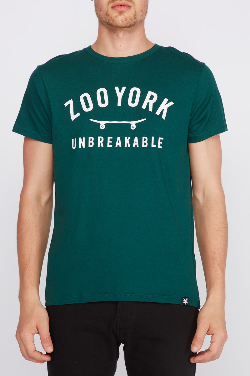 Zoo York Mens Unbreakable Skateboard Logo T-Shirt