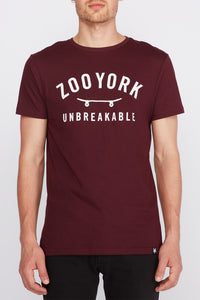 Zoo York Mens Unbreakable Skateboard Logo T-Shirt