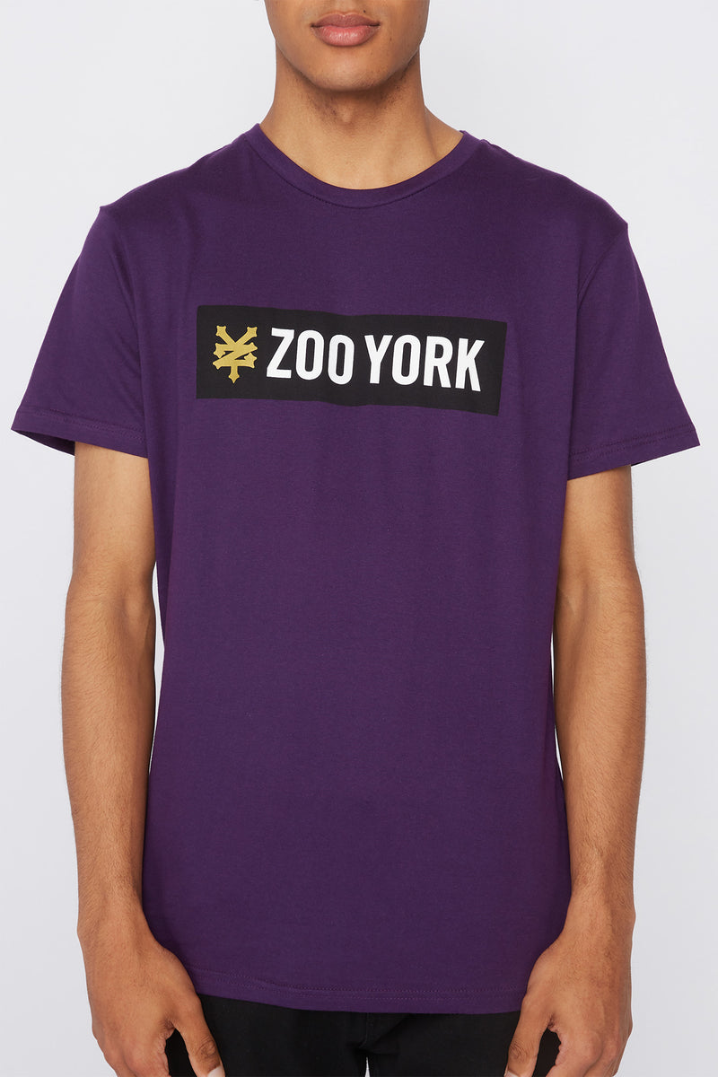 Zoo York Mens Black Box Logo T-Shirt