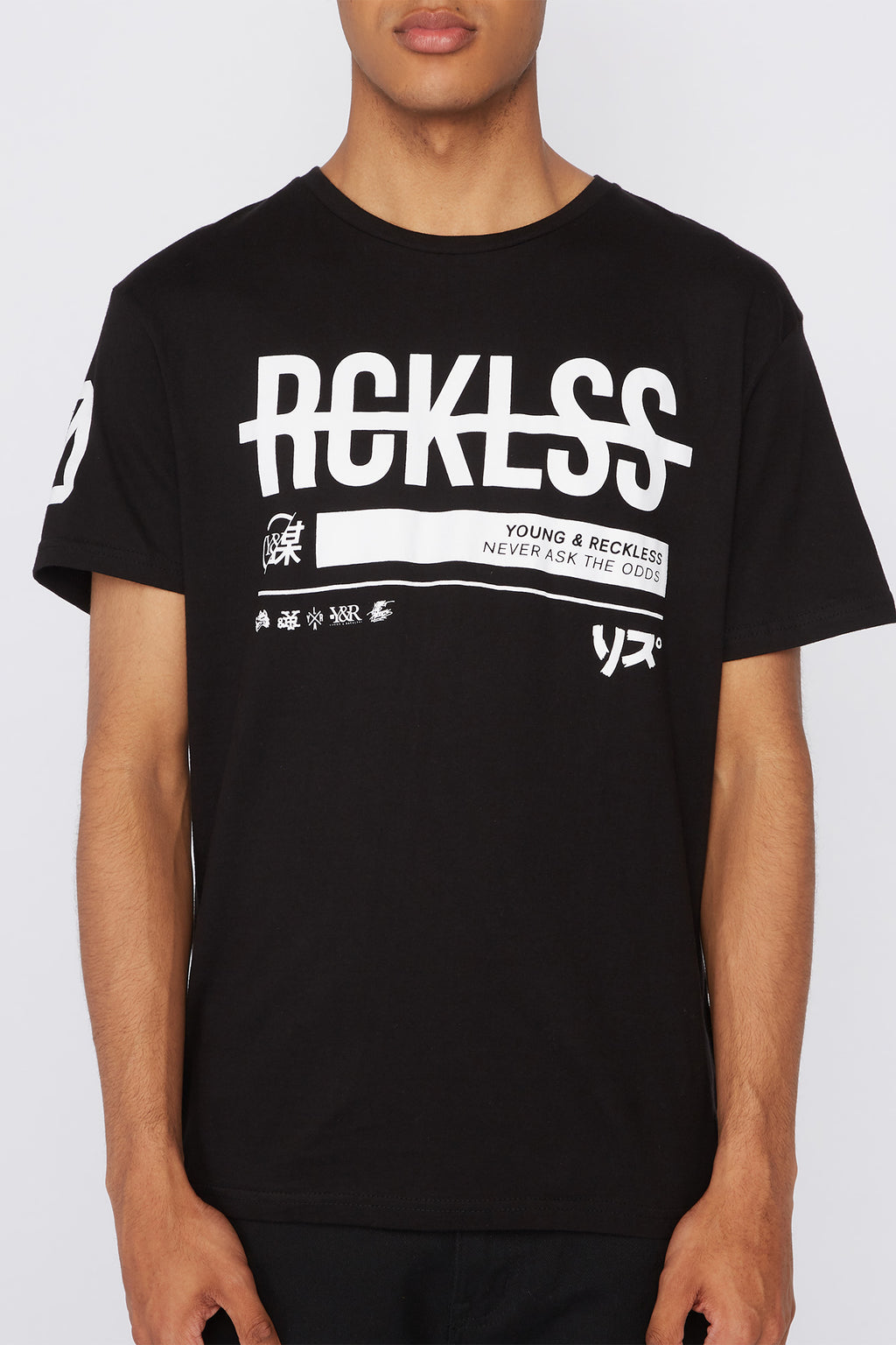 Young & Reckless Strike-Through Logo T-Shirt