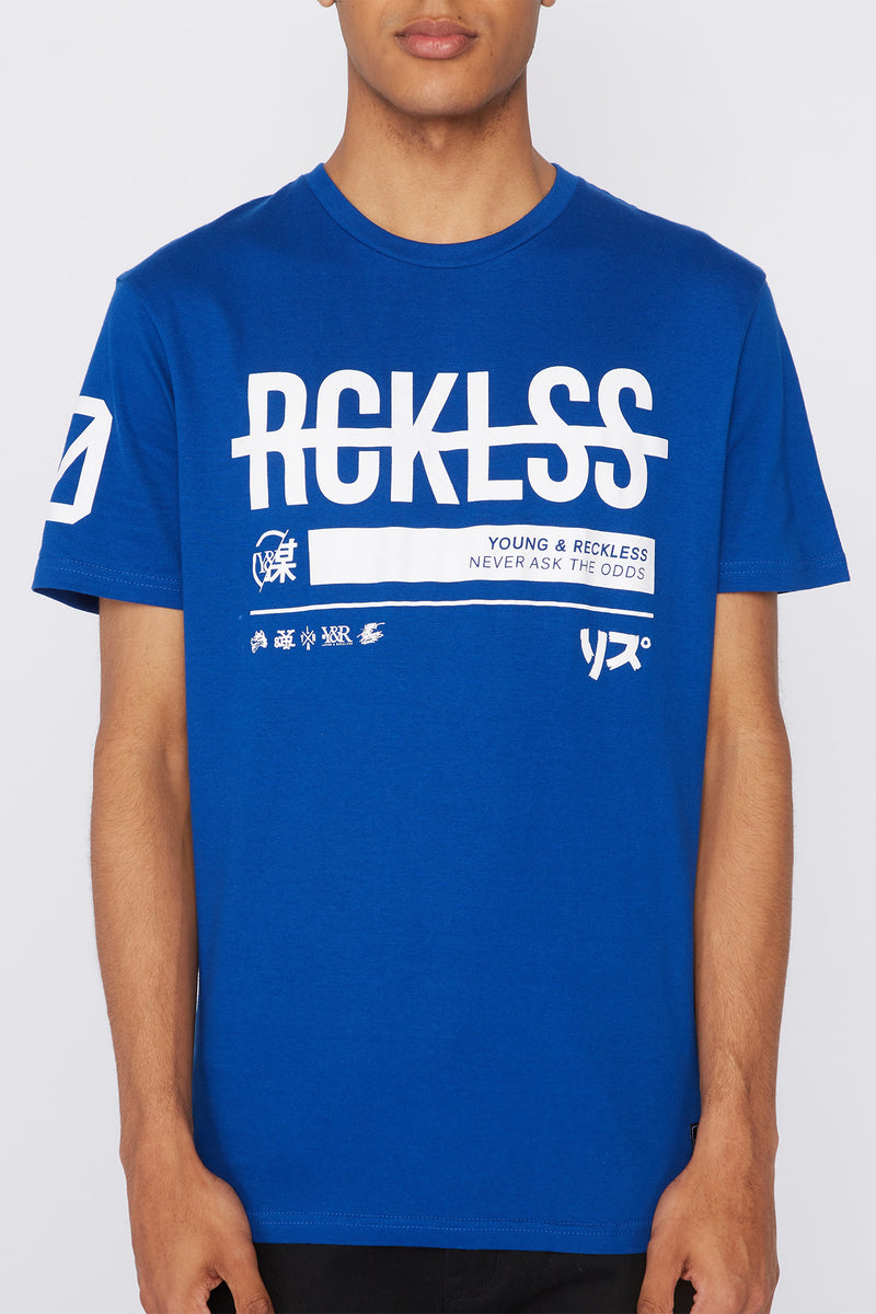 Young & Reckless Strike-Through Logo T-Shirt