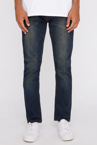 West49 Mens Dark Wash Stretch Slim Jeans