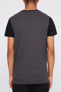 West49 Mens Contrast Colour Pocket T-Shirt