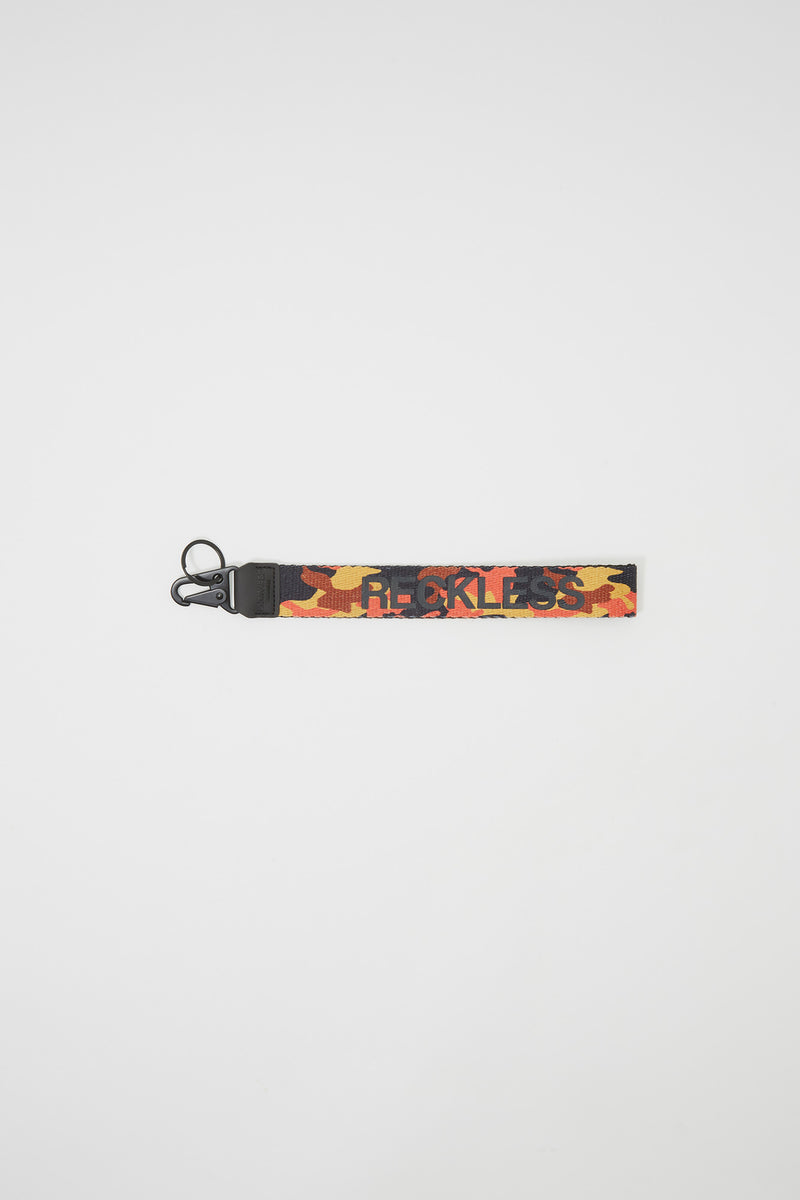 Young & Reckless Mens Camo Lanyard Keychain