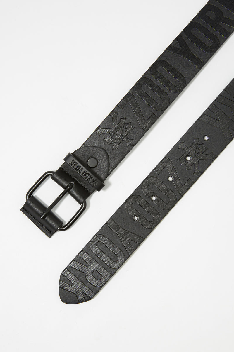 Zoo York Mens Debossed Logo Belt