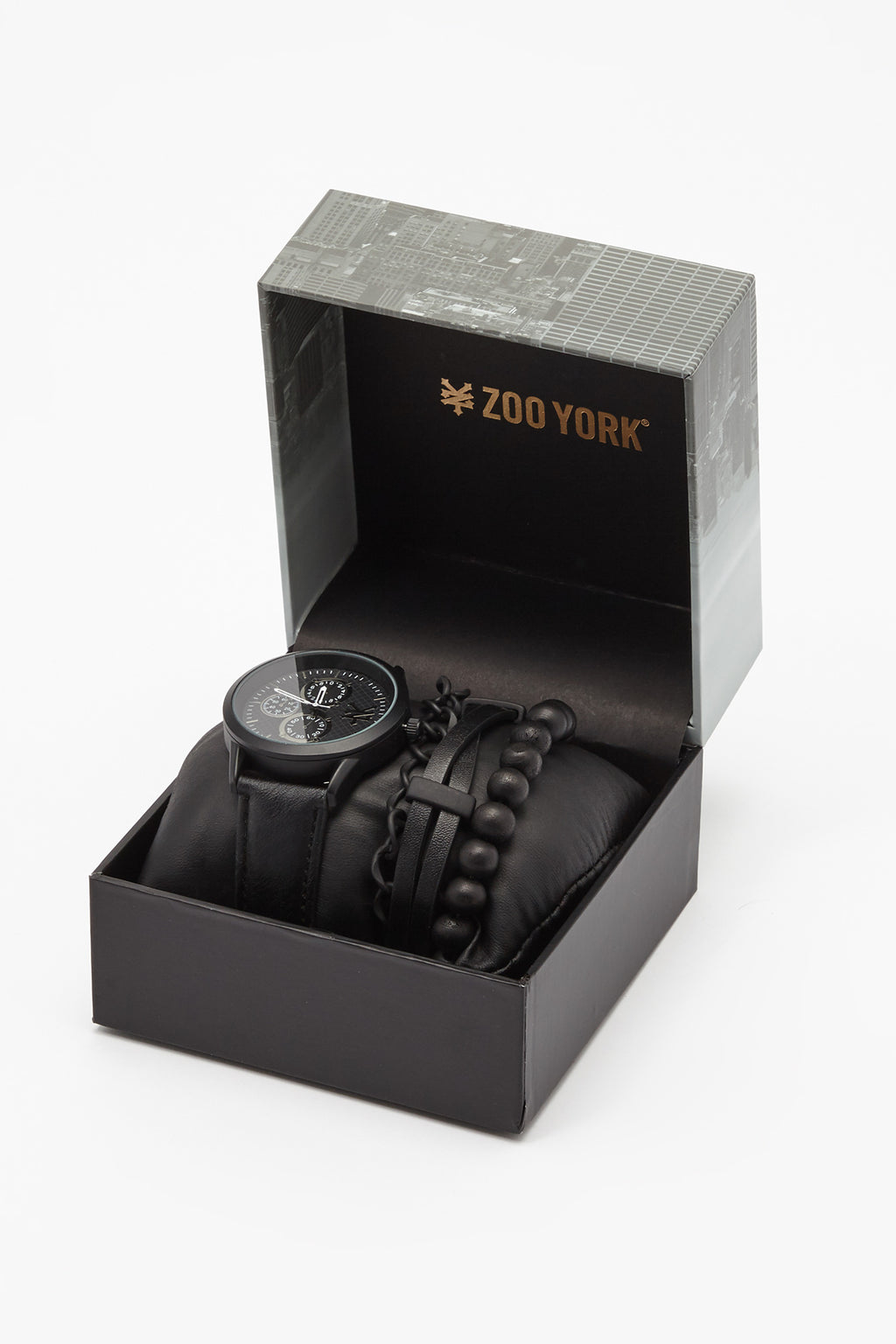 Zoo York Mens All Black Chronograph Watch