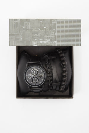 Zoo York Mens All Black Chronograph Watch