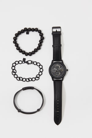 Zoo York Mens All Black Chronograph Watch