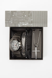 Zoo York Mens All Silver-Tone Watch