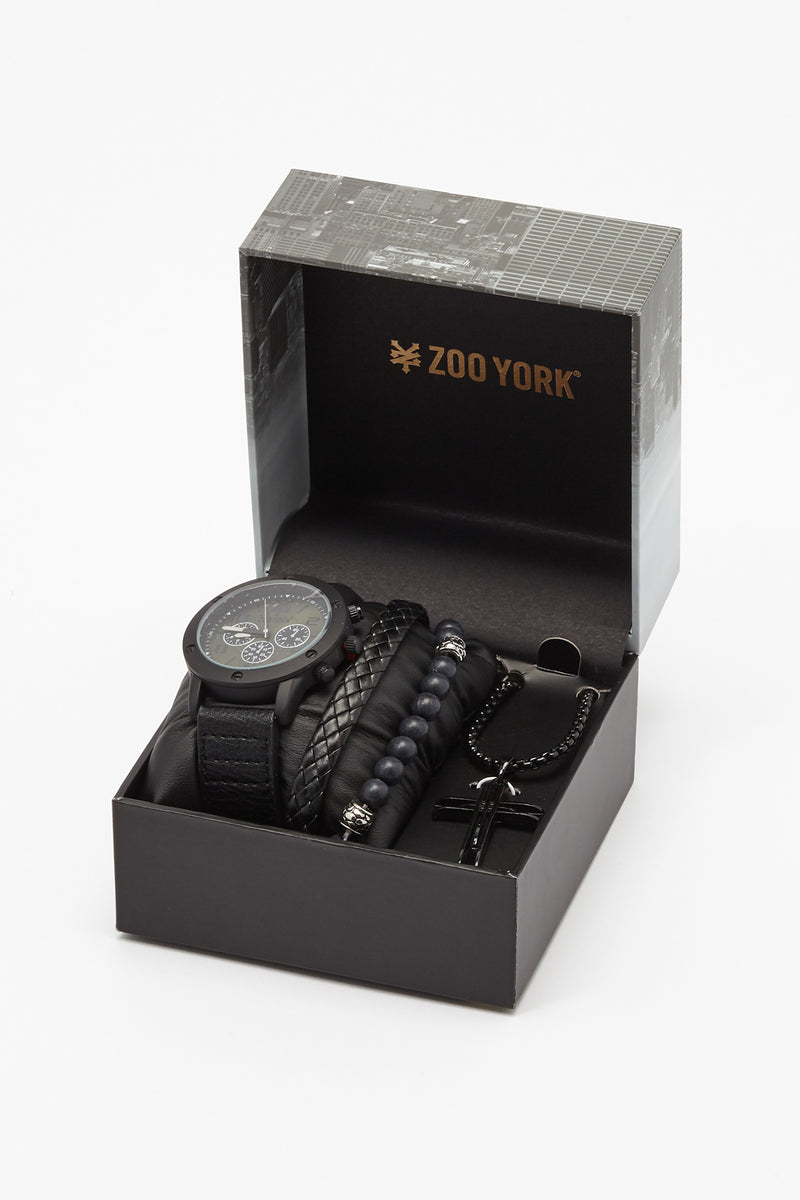 Zoo York Mens Matte Black Watch