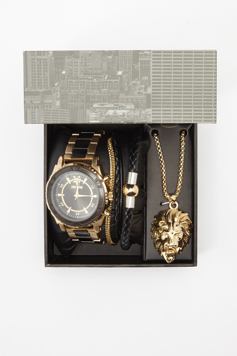 Zoo York Mens Gold Tone Watch