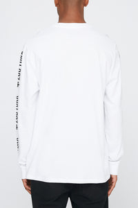 Zoo York Mens Black Box Logo Long Sleeve T-Shirt