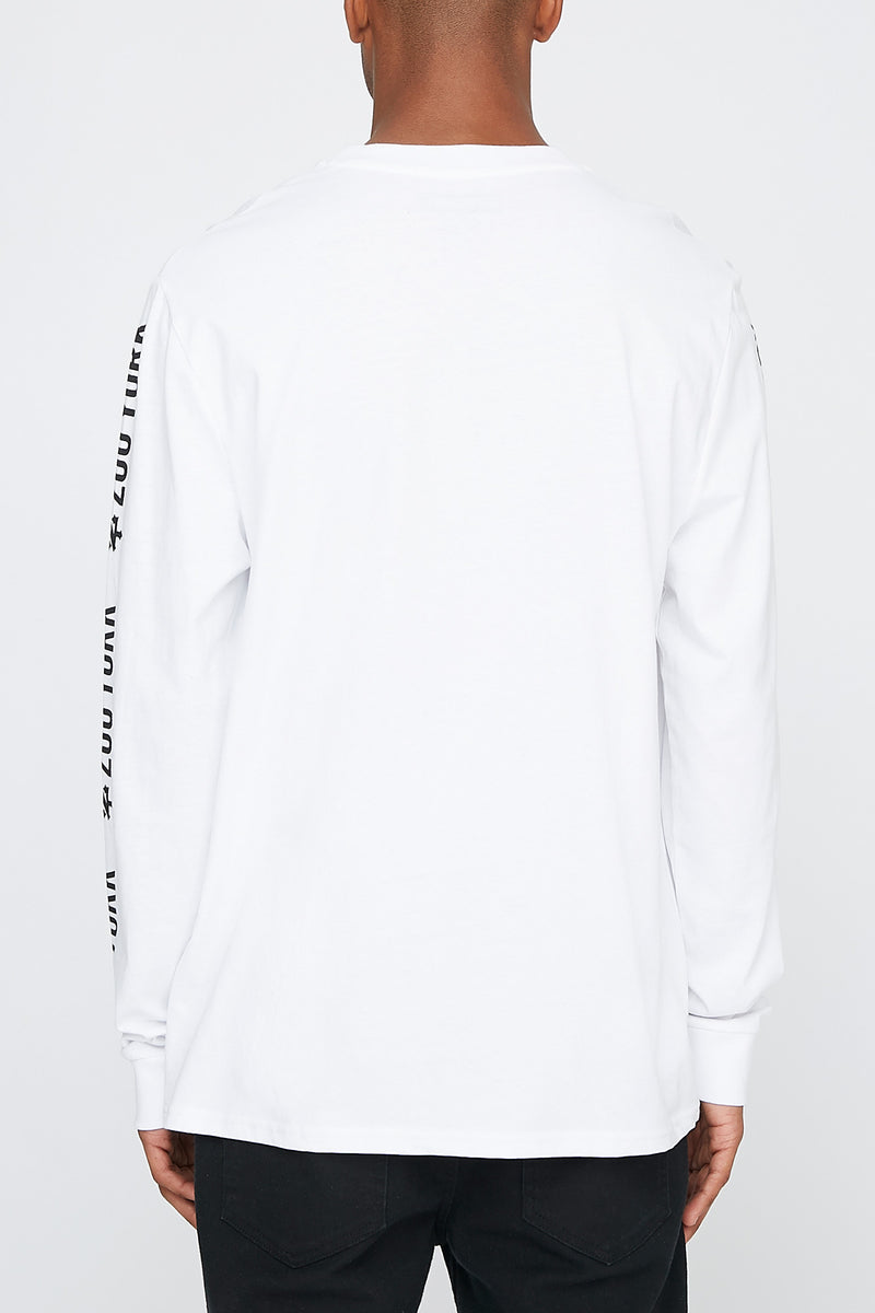 Zoo York Mens Black Box Logo Long Sleeve T-Shirt