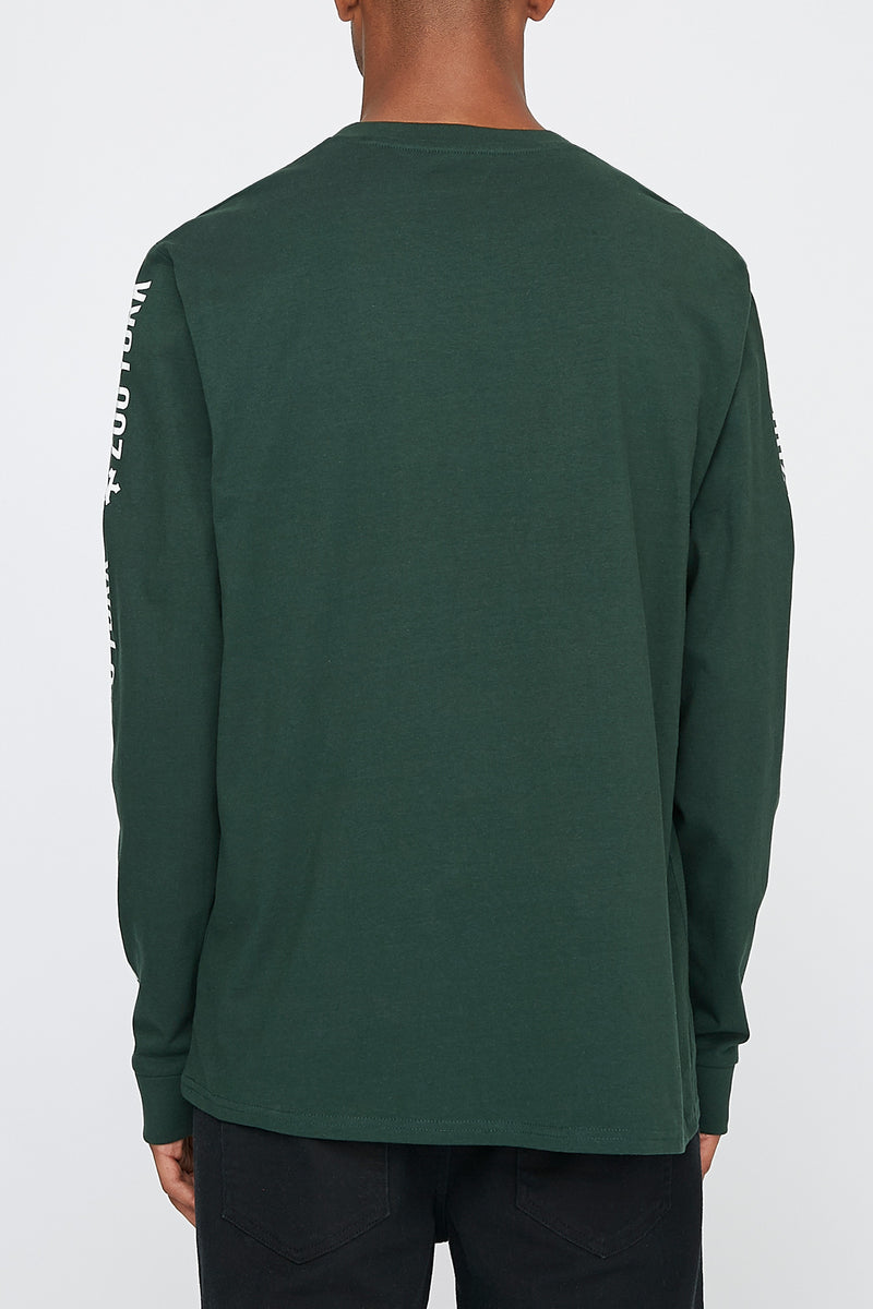 Zoo York Mens Black Box Logo Long Sleeve T-Shirt