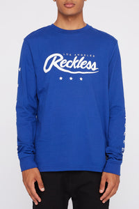 Young & Reckless Mens Reckless Logo Long Sleeve Shirt