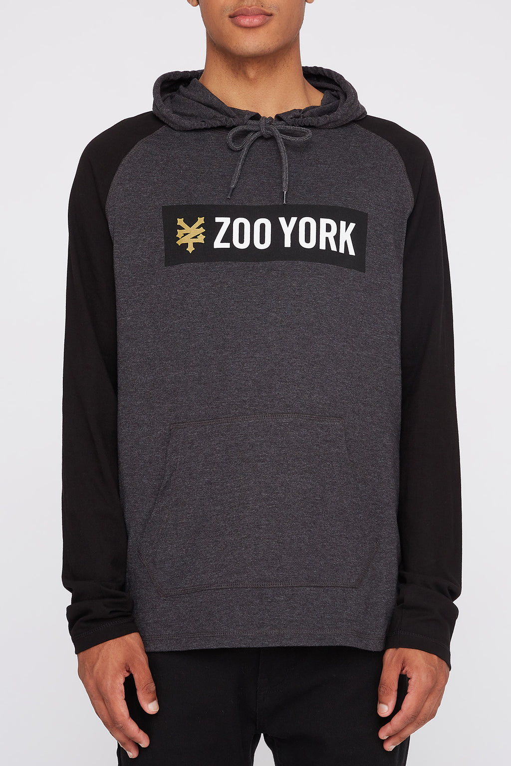 Zoo York Mens Colour Block Lightweight Hoodie