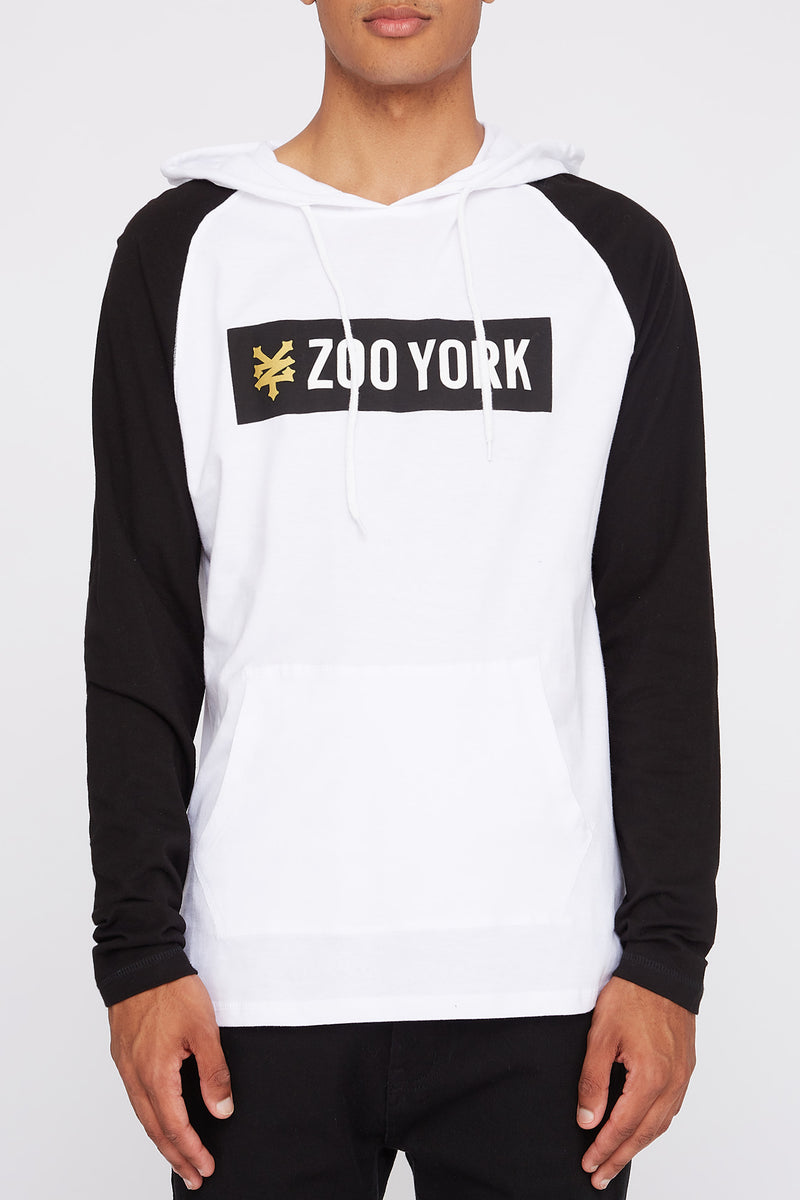 Zoo York Mens Colour Block Lightweight Hoodie