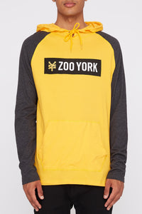 Zoo York Mens Colour Block Lightweight Hoodie