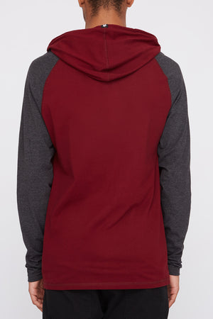 Zoo York Mens Colour Block Lightweight Hoodie