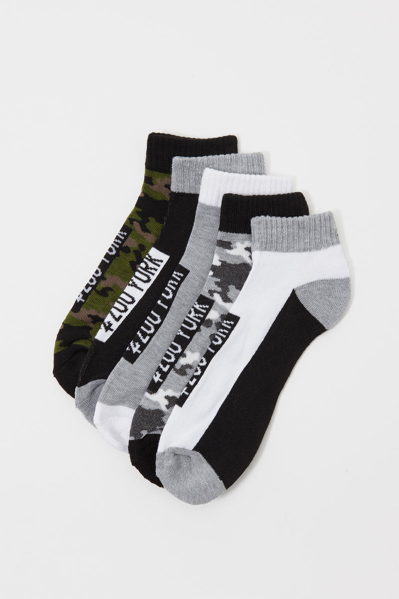 Zoo York Mens 5-Pack Ankle Socks