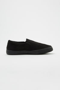 Zoo York Mens All Black Slip-Ons