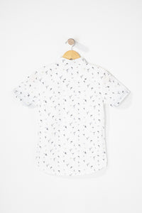 West49 Boys Graphic Button Up Shirt