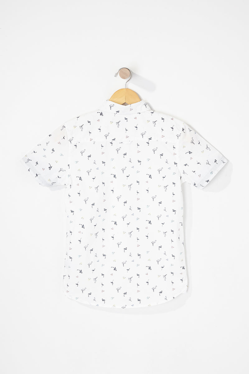 West49 Boys Graphic Button Up Shirt