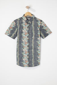 West49 Boys Floral Button Up