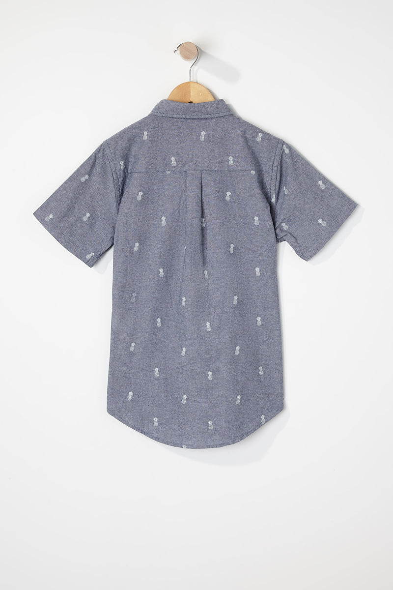 West49 Boys Ditsy Print Button Up