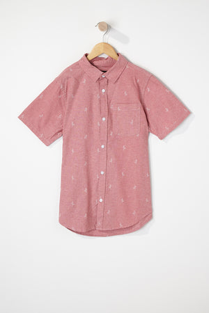 West49 Boys Ditsy Print Button Up